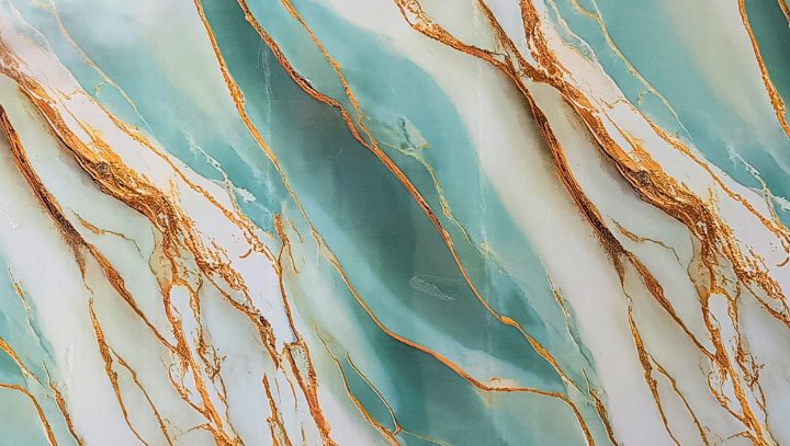 UV marble GWB-018-1 ukuran 120 x 240 cm motif tosca dengan urat emas, Blitar